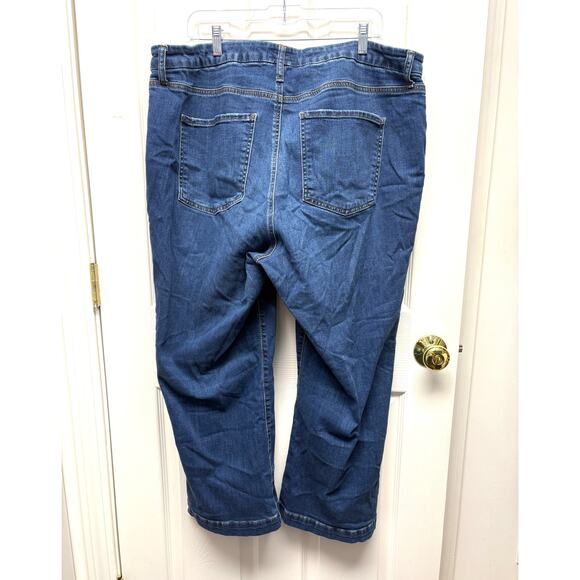 Kut From The Kloth Jeans Meg Wide Leg Front Patch Pockets Women’s Size 20 - Picture 2 of 6